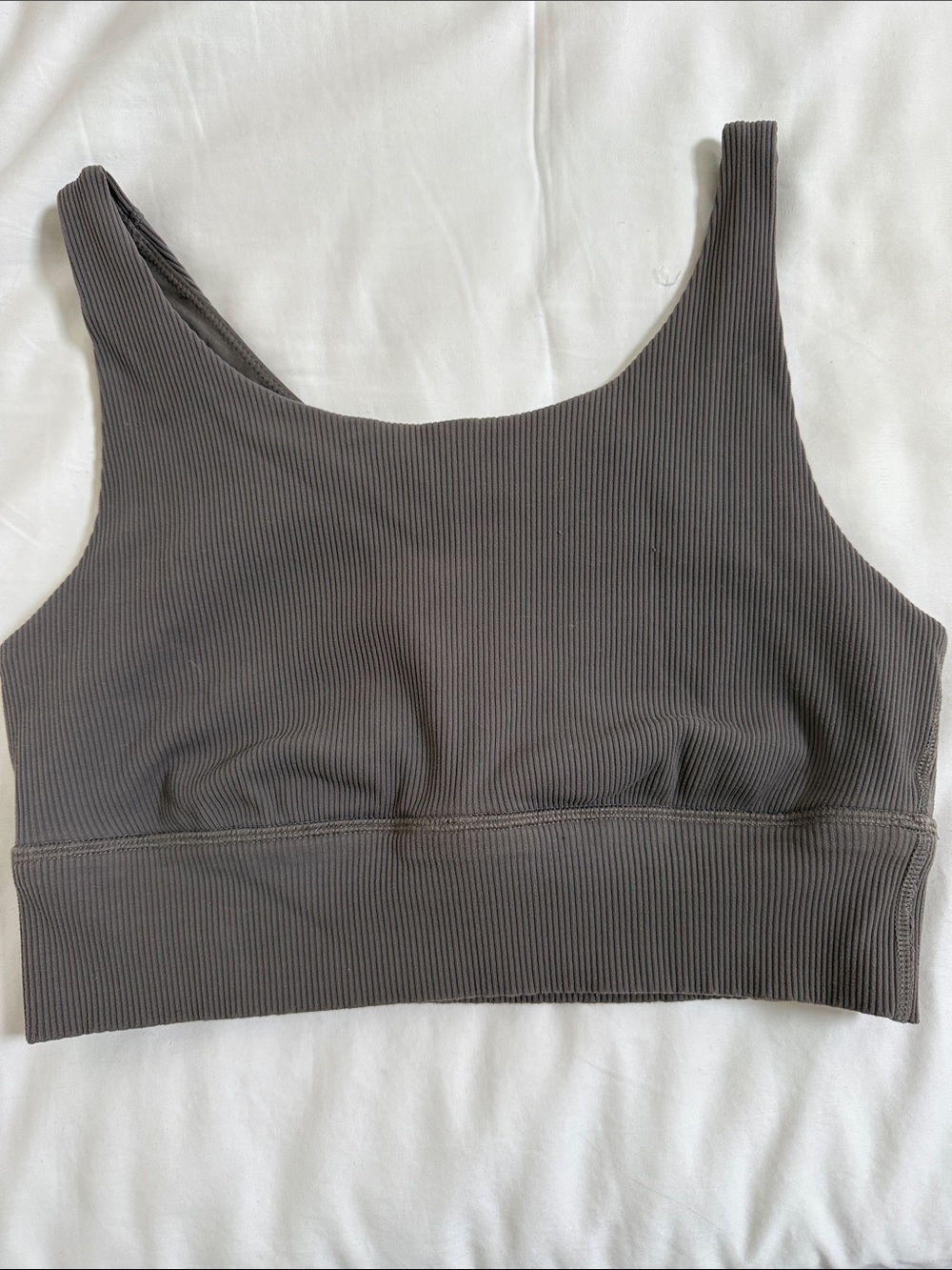 Offline by Aerie Ribbed Scoop Neck Longline Bra